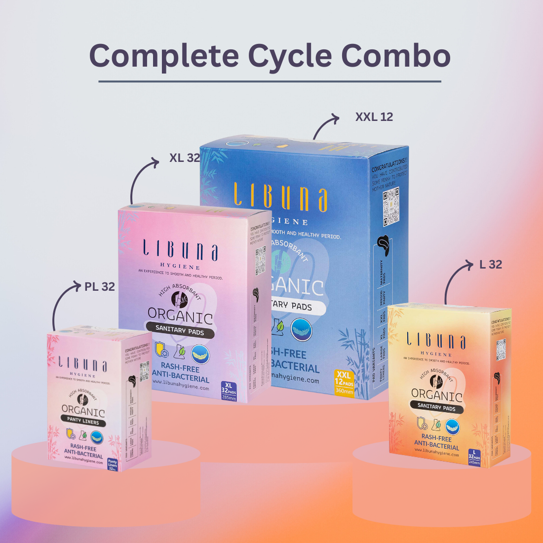 Complete Cycle Combo  (All Sizes + Liners)