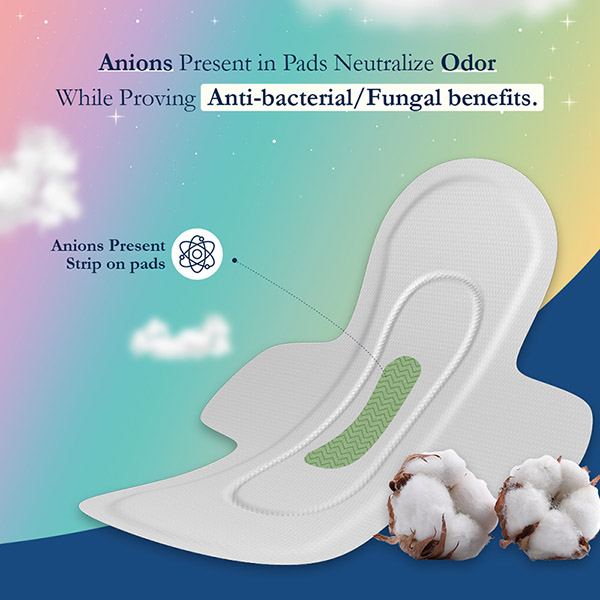 Libuna Anion Chip Protection: Sanitary pad with advanced anion chip technology.